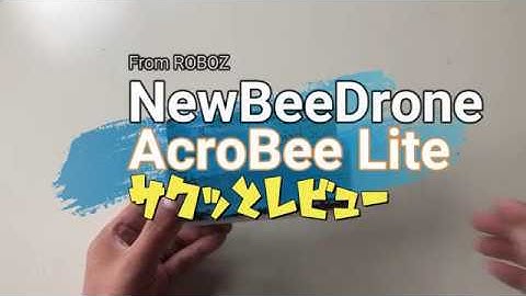NewBeeDrone AcroBee Lite サクッとレビュー