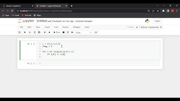 Python program to check whether the list is sorted or not with using sort() function.