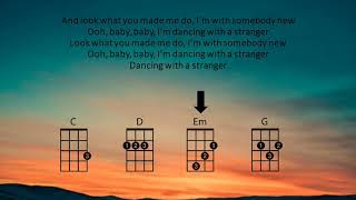 Playtheukewithme: Dancing With A Stranger - Sam Smith & Normani - Key of G