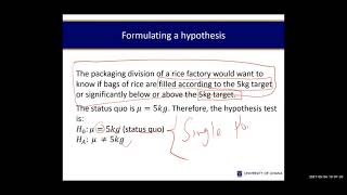 Hypothesis Testing Cont