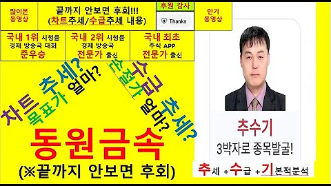 동원금속(018500) 추수기(추수) 전문가 종목분석및 향후주가전망
