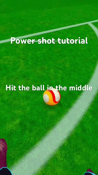 Power shot tutorial #football #shorts #vrfs #vr