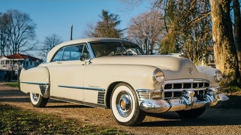 1949 Cadillac Coupe DeVille cold start and drive by