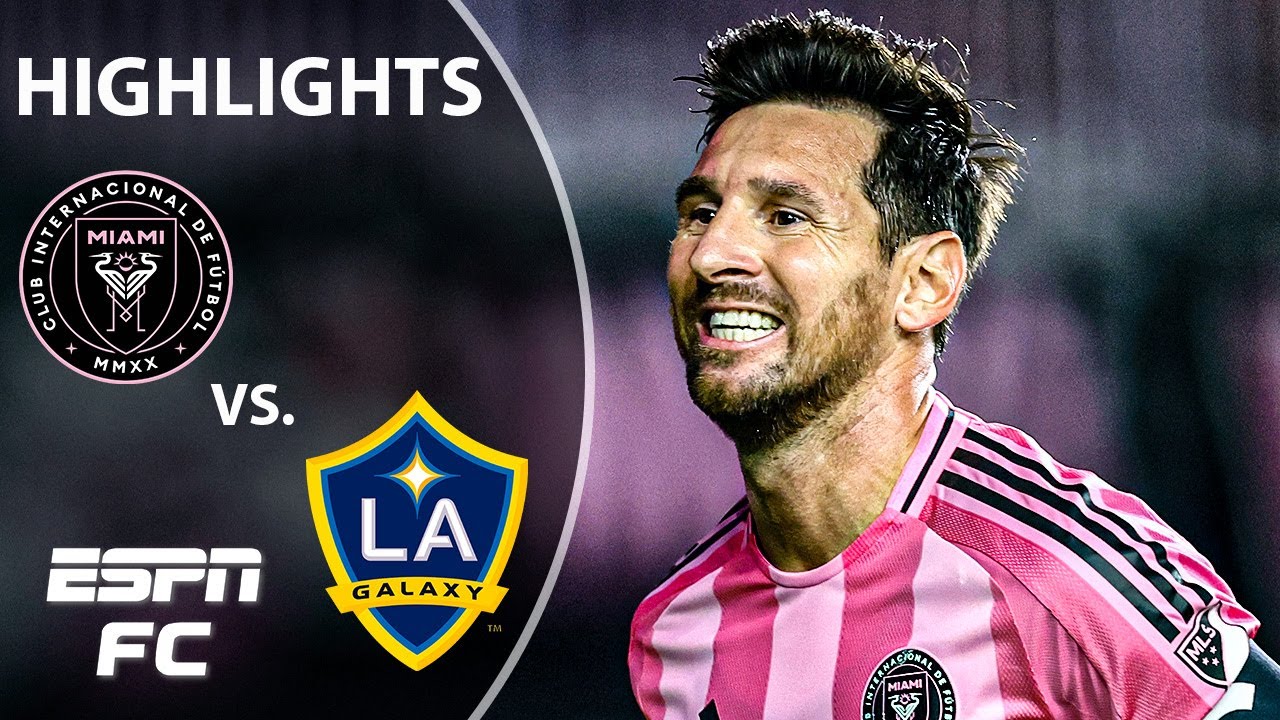 MESSI, SUAREZ & ALBA SCORE š„ Inter Miami vs. LA Galaxy | MLS Highlights | ESPN FC