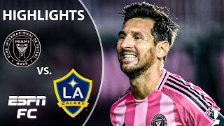 Messi Suarez Alba Score Inter Miami Vs La Galaxy Mls Highlights Espn Fc
