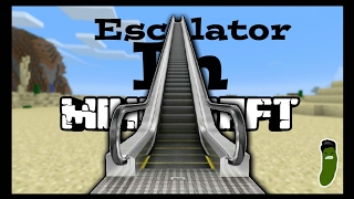 ✔Minecraft PE:How To Make A Escalator!