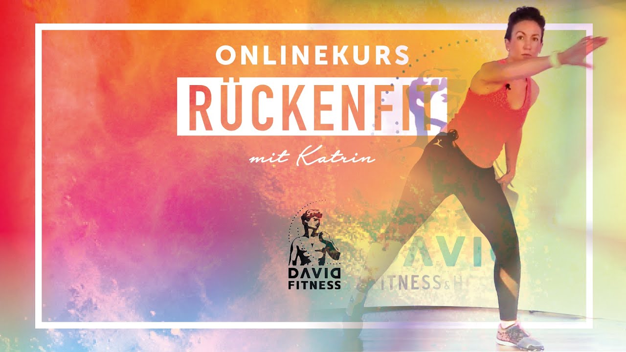 Rückenfit Onlinekurs DAVID Fitness Onlinetraining mit Katrin
