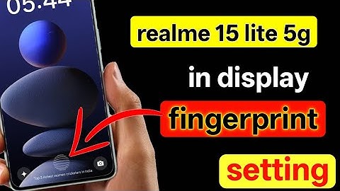 Realme 15 lite 5g me display fingerprint kaise lagaye | realme 15 lite screen lock setting