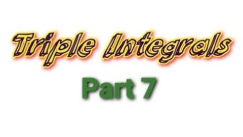 Triple Integrals in Spherical Coordinates / Part 7 / Vector Calculus / Mathematics (In Malayalam)