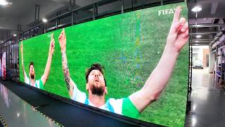 54PCS EA500H9 Series P2.97Rental LED Screen for Germany | EagerLED LED Display Aging Test