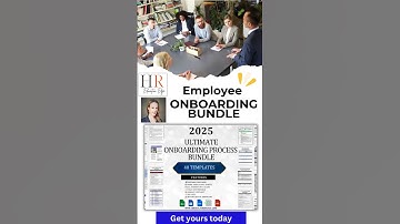🚀 Employee Onboarding Process Bundle | New Hire Packet, Orientation, 30-60-90 Day Plan, HR Templates
