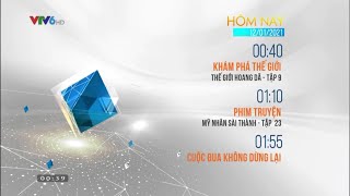 VTV6 HD ident 2021 - GTCT 0h40 - 13h (0h38, 12/1/2021)