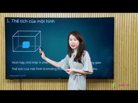 Video Toán lớp 5 Bài 38: Thể tích của một hình. Xăng-ti-mét... - YouTube