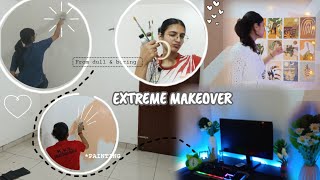 *Extreme* Room Transformation | 🌷Amazon haul, cleaning, painting, decorating 🎀