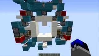 seamless 3x3 piston cross door