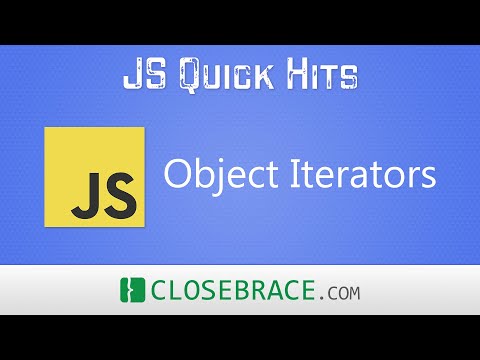 JS Quick Hits 111 - Object Iterators
