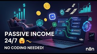 Earn Passive Income 24/7 Using n8n Automation No Coding Needed!