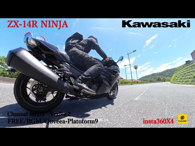 ZX 14Rで行く 山口県周防大島 PV風No/2 2025・7・27