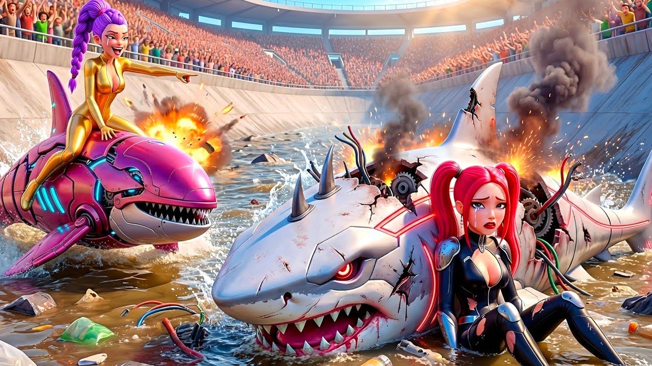 White Shark Racing 😱 RUMI Gets The Magic ORCA vs SHARK Racing Championship x KPOP Demon ...