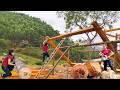 No Help and No Experience, an 19-Year-Old Builds a Complete Wooden Stilt House to Start a New Life