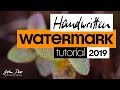 Signature Watermark Tutorial 2019 - create one-click Vector Watermarks in Photoshop and Lightroom