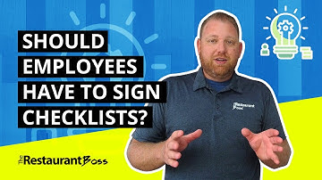 Why Restaurant Checklist Should NOT Have Signatures