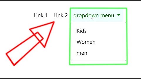 How to Create A Bootstrap Dropdown Menu (Navigation Dropdown)