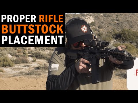 Proper Rifle Buttstock Placement with Navy SEAL Fred Ruiz