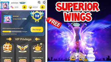 Unlocking VIP8 and *FREE SUPERIOR WINGS?!* Blockman Go