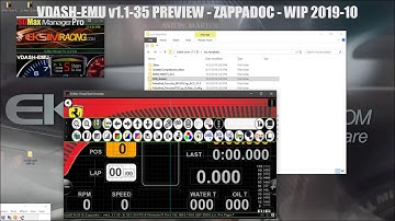 VDASH EMU v1.1-35 Preview WIP 2019-10