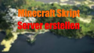 Minecraft Skript | Erste Schritte | Server erstellen und die Plugins installieren ✔️