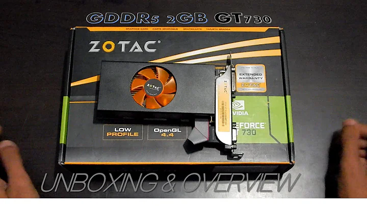 Zotac Nvidia GeForce GT 730 2GB DDR5 Graphics Card
