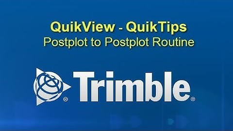 Quikview - QuikTips: Postplot to Postplot Routine