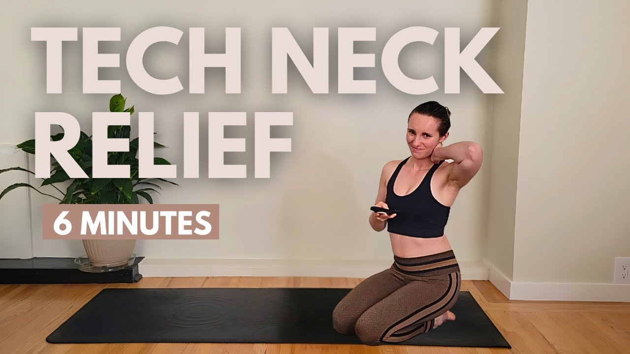 Tech Neck Pain Relief | 6-Minute Neck & Shoulder Stretch