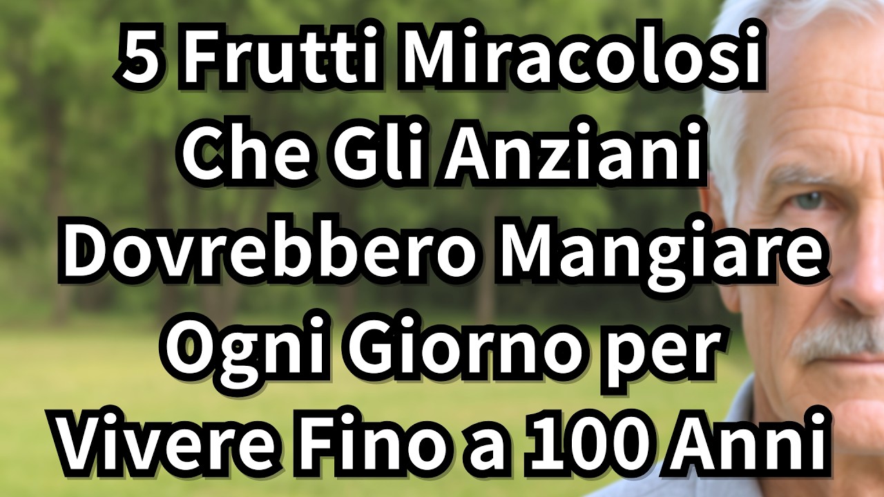 5 Frutti Migliori Che Gli Anziani Devono Mangiare Ogni Giorno per ...