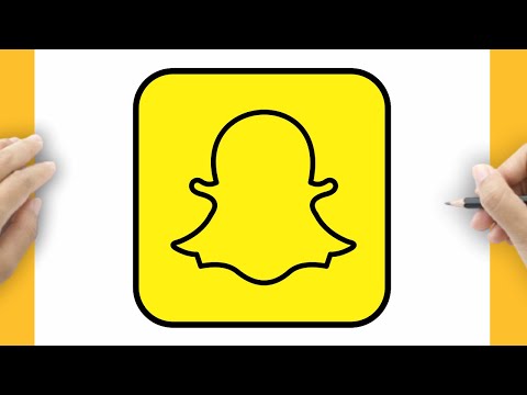 How To Draw A Logo Snapchat Easy Step By Step