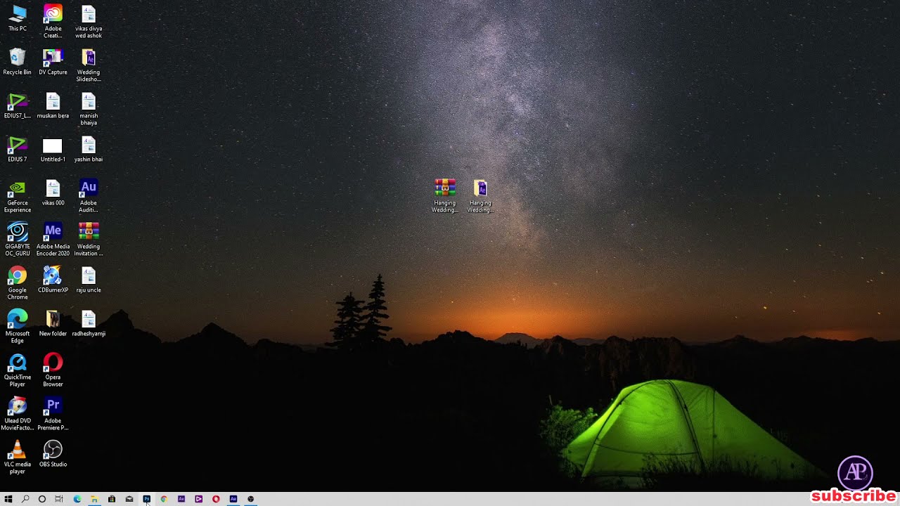 Hanging Photos Wedding Slideshow  2021 