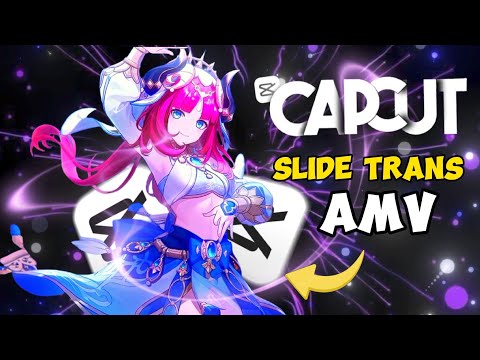 Smooth slide transition tutorial/Capcut amv tutorial