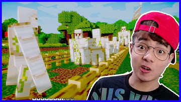 ThắnG Tê Tê Tạo Ra Anh Người Sắt Bảo Vệ Dân Làng Trong Minecraft
