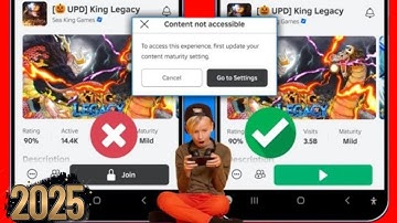 How to Setup Fix Roblox Content Not Accessible Error (2025)