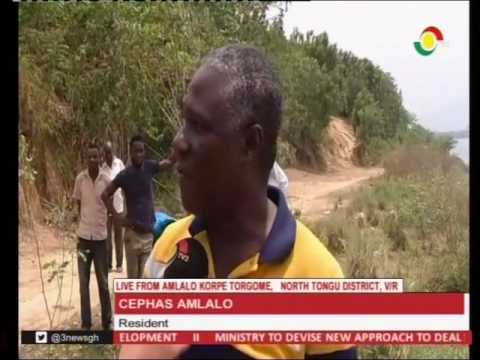 Spillage of Kpong Hydro Dam destroys farms - 25/2/2017