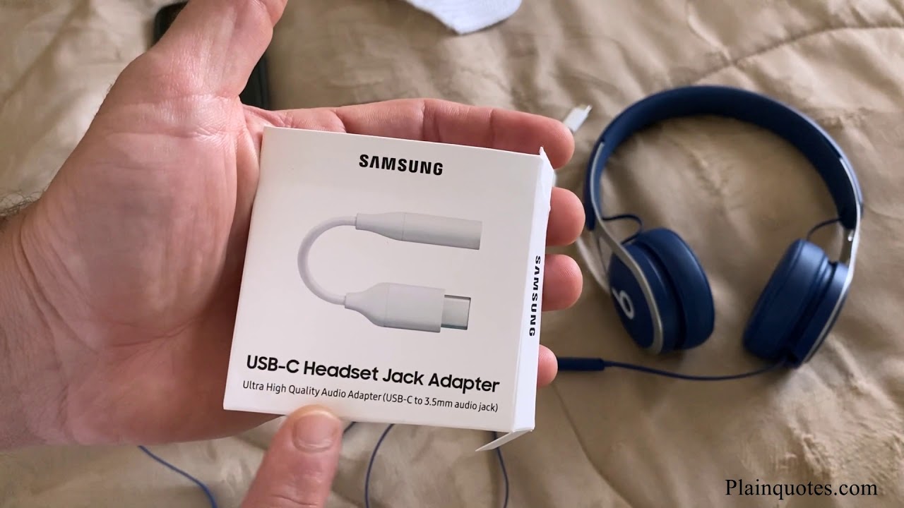 Official Samsung USB-C to 3.5mm Audio Aux Adapter - For Samsung