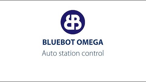 Bluebot app - setting auto station control for the Bluebot OMEGA