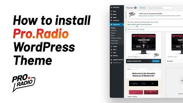 How to install the Pro.Radio WordPress theme [Pro.Radio WordPress Theme tutorials]