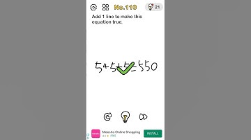 how to solve level no 110 of brain out 1