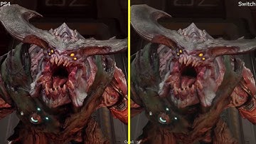 Doom Nintendo Switch vs PS4 Graphics Comparison