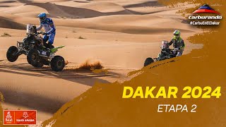 Thumbnail for Dakar 2024 | Resumen de la etapa 2: Al Henakiyad - Al Duwadimi