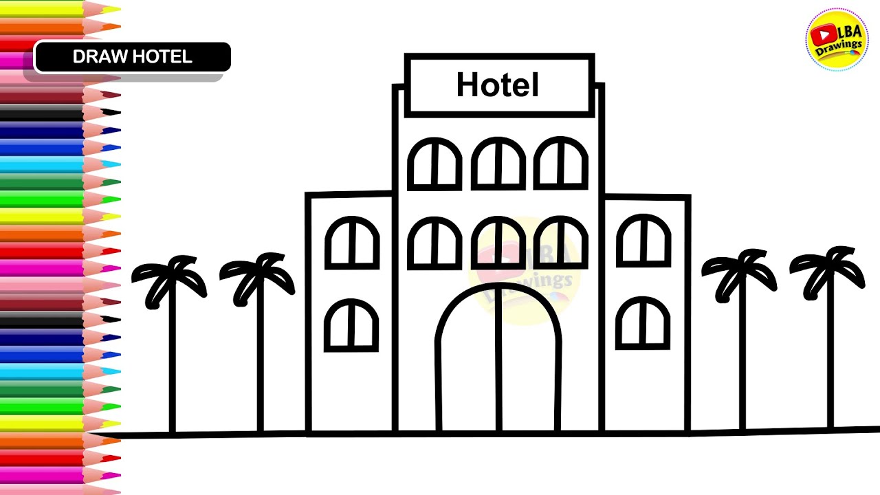 Hotel room sketch | Interior sketch, Architecture sketch, Drawings