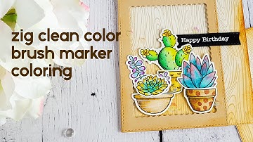 Zig Clean Color Brush Marker - Basic Coloring