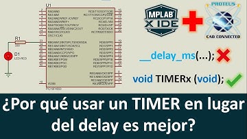 🕒 Uso del TIMER  para generar retrasos de tiempo en los microcontroladores PIC